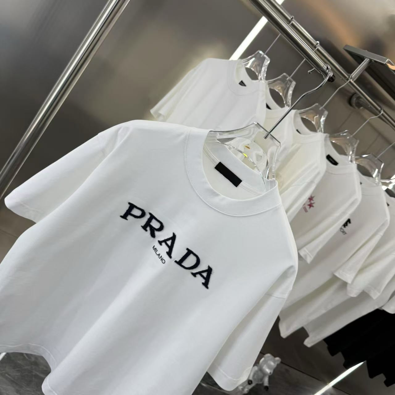 PR Cotton embroidery couple T-shirt 1825052021