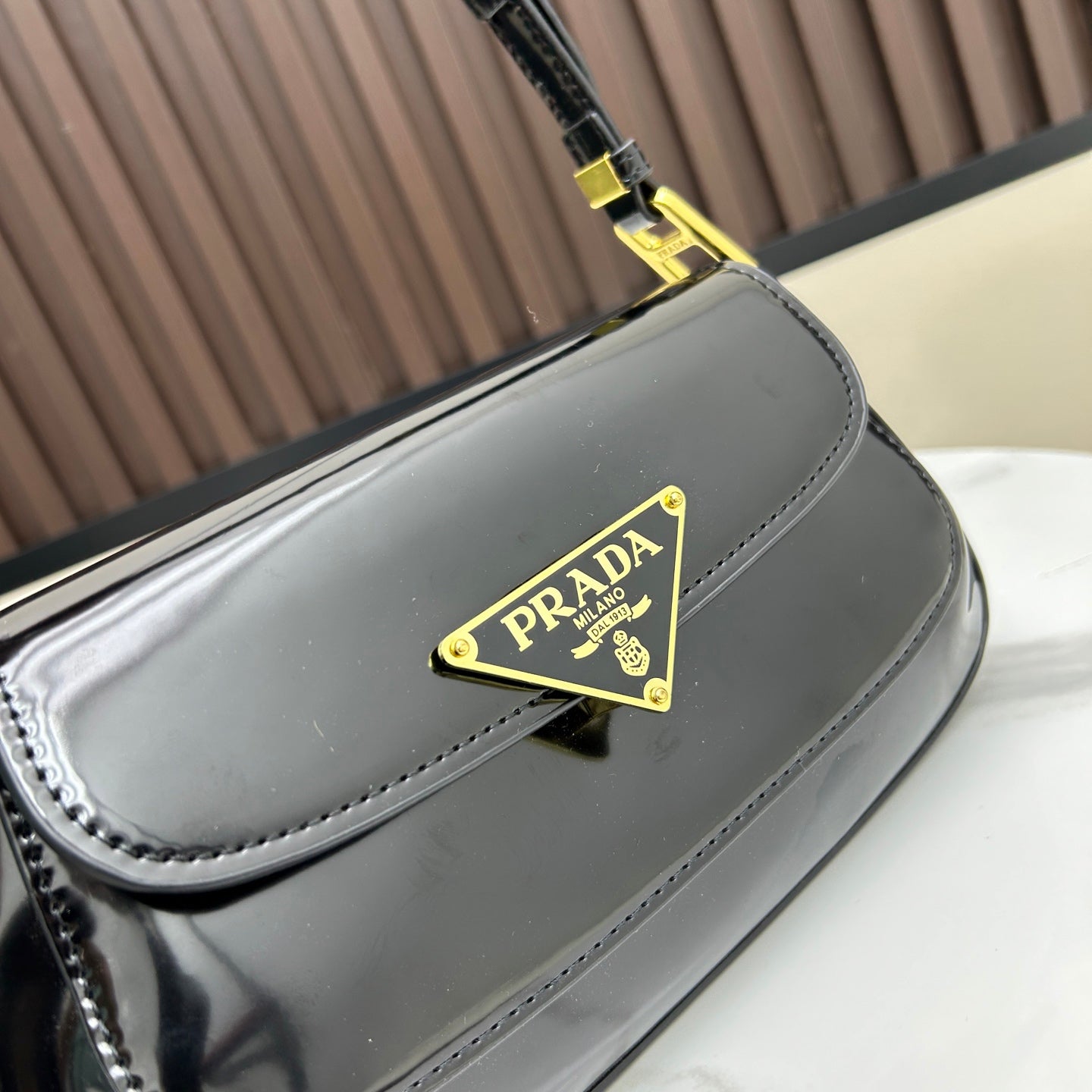 PR Leather Underarm Bag 1825070304
