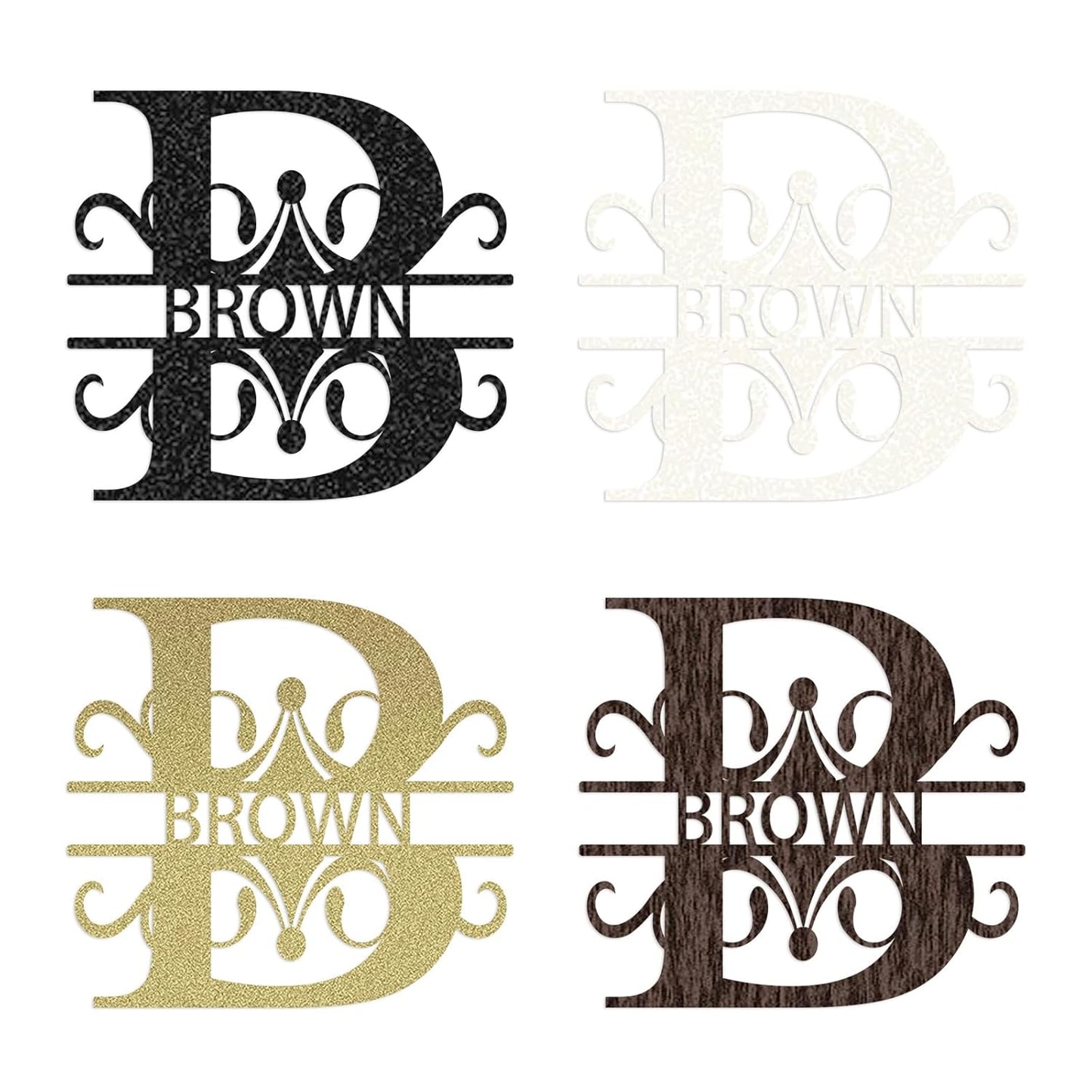 Custom Family Name Metal Sign Outdoor Porch Decor Wedding & Housewarming Gift