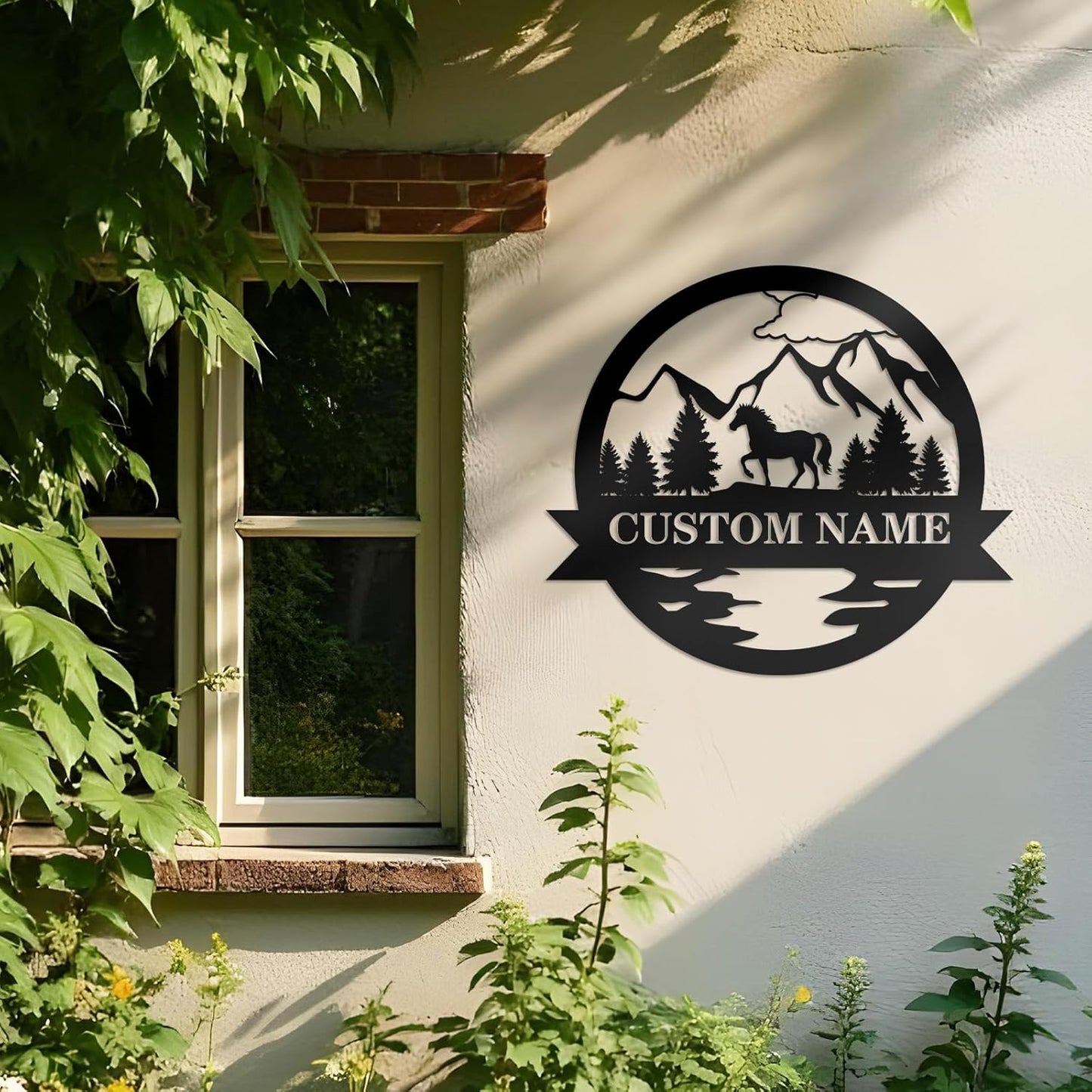 Personalized Farm Sign, Custom Metal Sign, Cow Farmhouse Sign, Outdoor Ranch Sign, Cattle Metal Wall Art, Last Name Sign, Family Sign Garden Decor, Patio Hanging Sign, Farmer Gifts Barn Decor