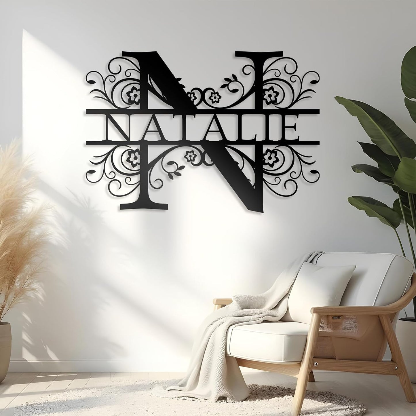 Custom Metal Bear Mountain Family Name Sign Outdoor Cabin Farmhouse Wall Decor Hunter Gift