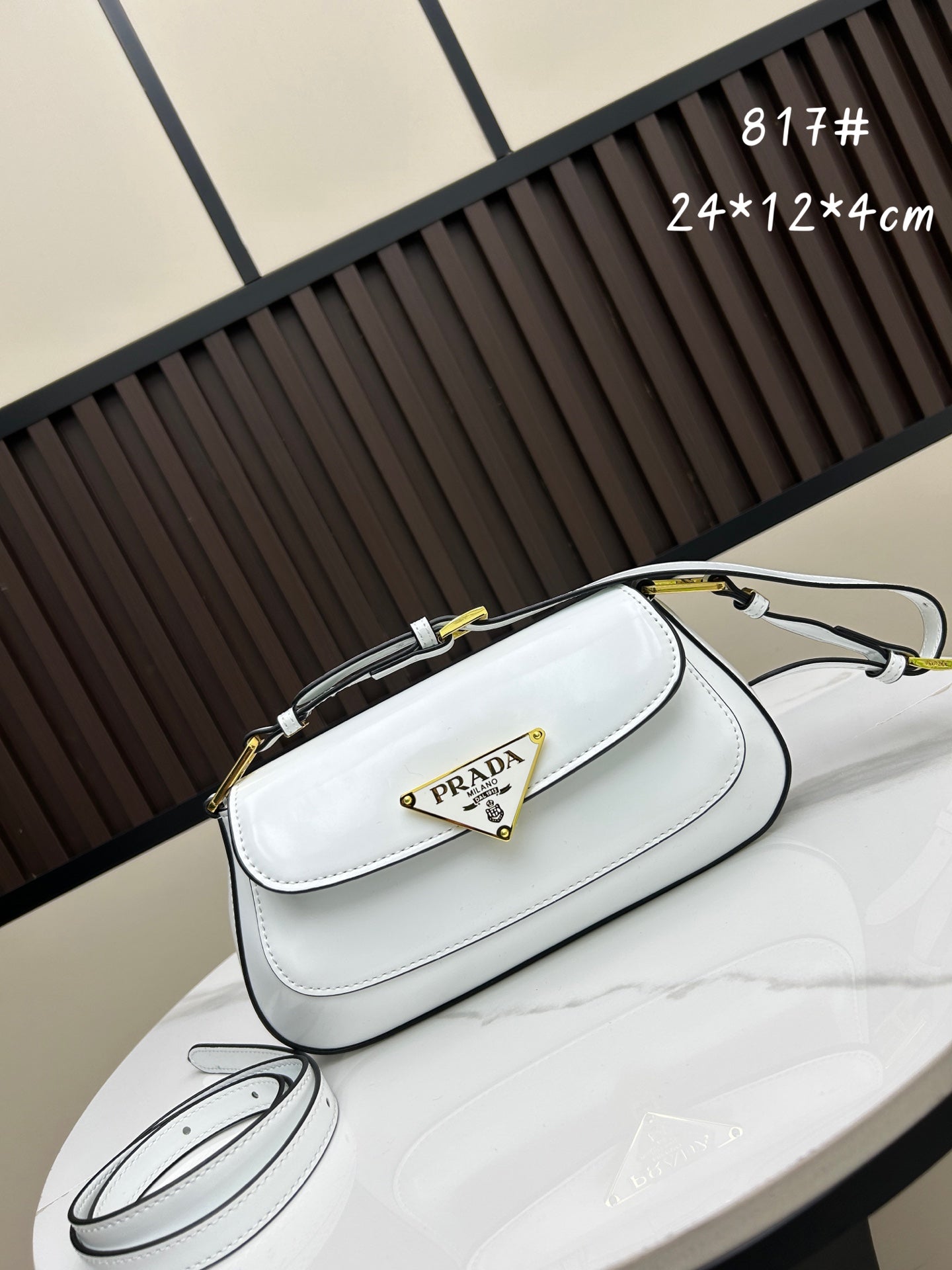 PR Leather Underarm Bag 1825070304