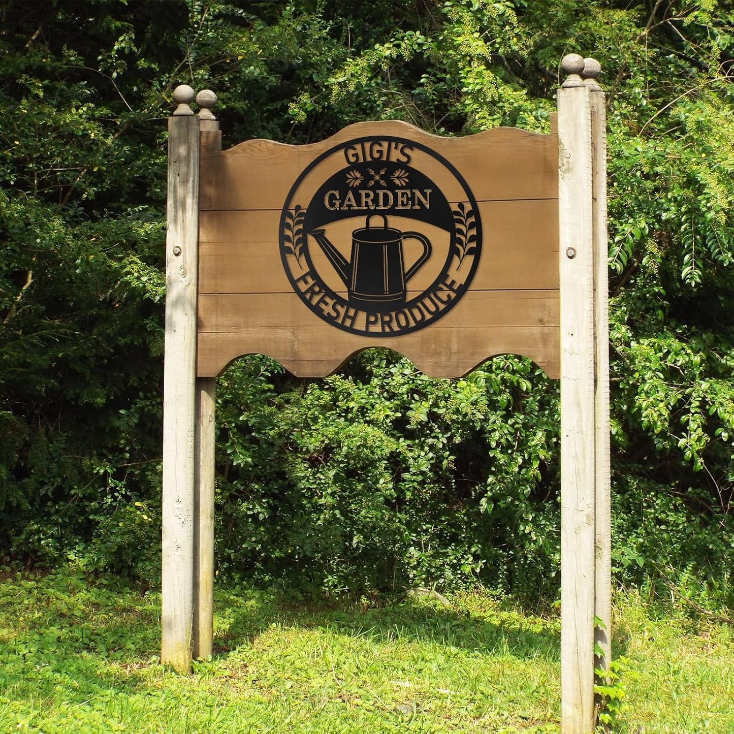 Personalized Garden Signs, Custom Name Garden Signs, Metal Garden Signs for Outside, Yard Signs Customized