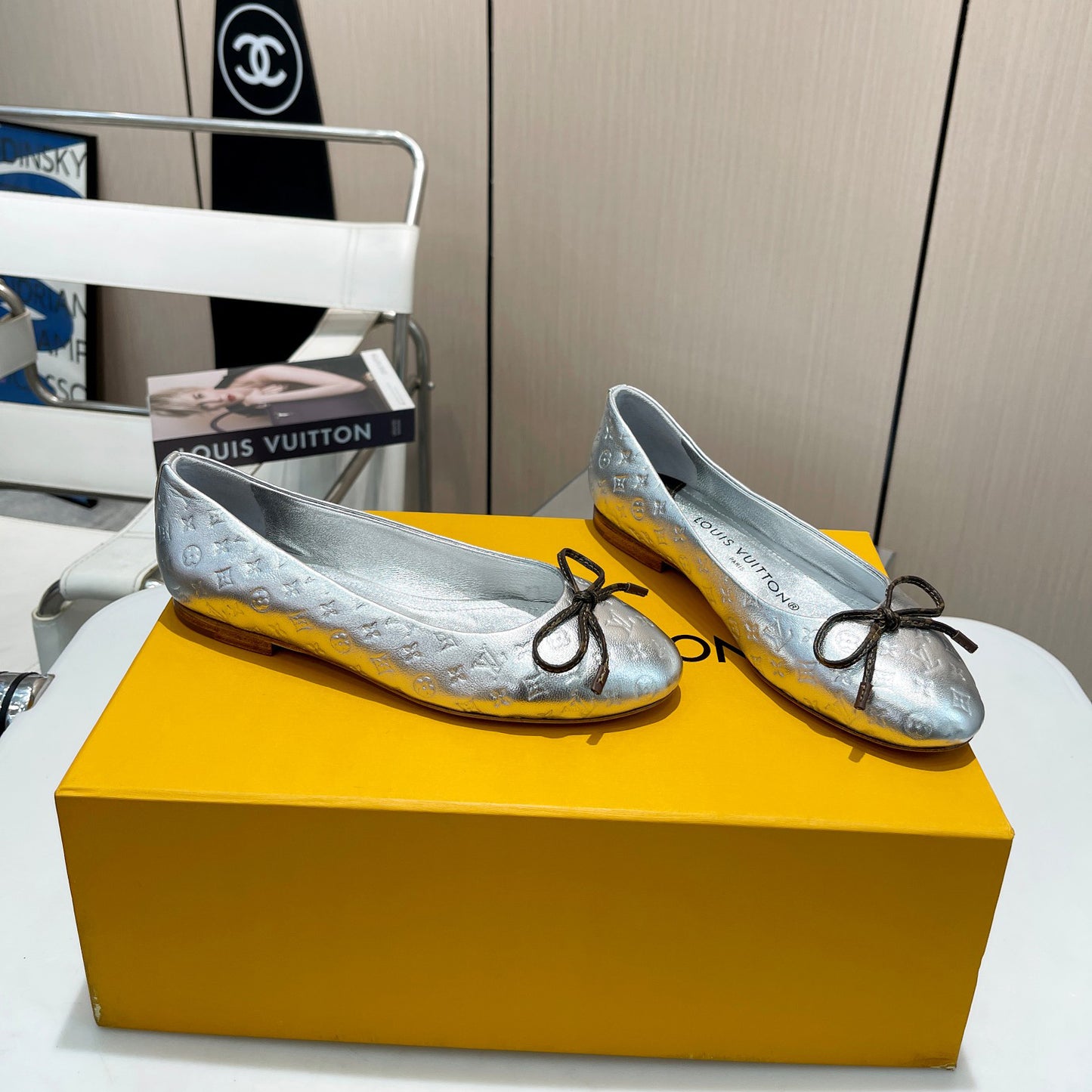 New style bow ballet flat shoes presbyopia shoes 1824040702