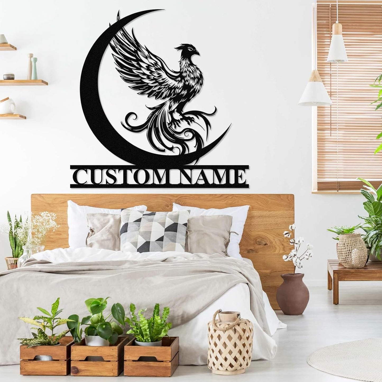 Custom Dragon Metal Sign Personalized Name Wall Art for Indoor Outdoor Decor Fantasy Gift