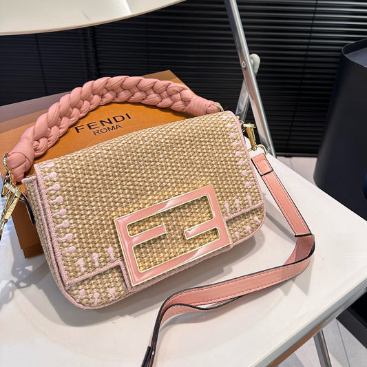 FD summer fashion woven clutch 0724041116