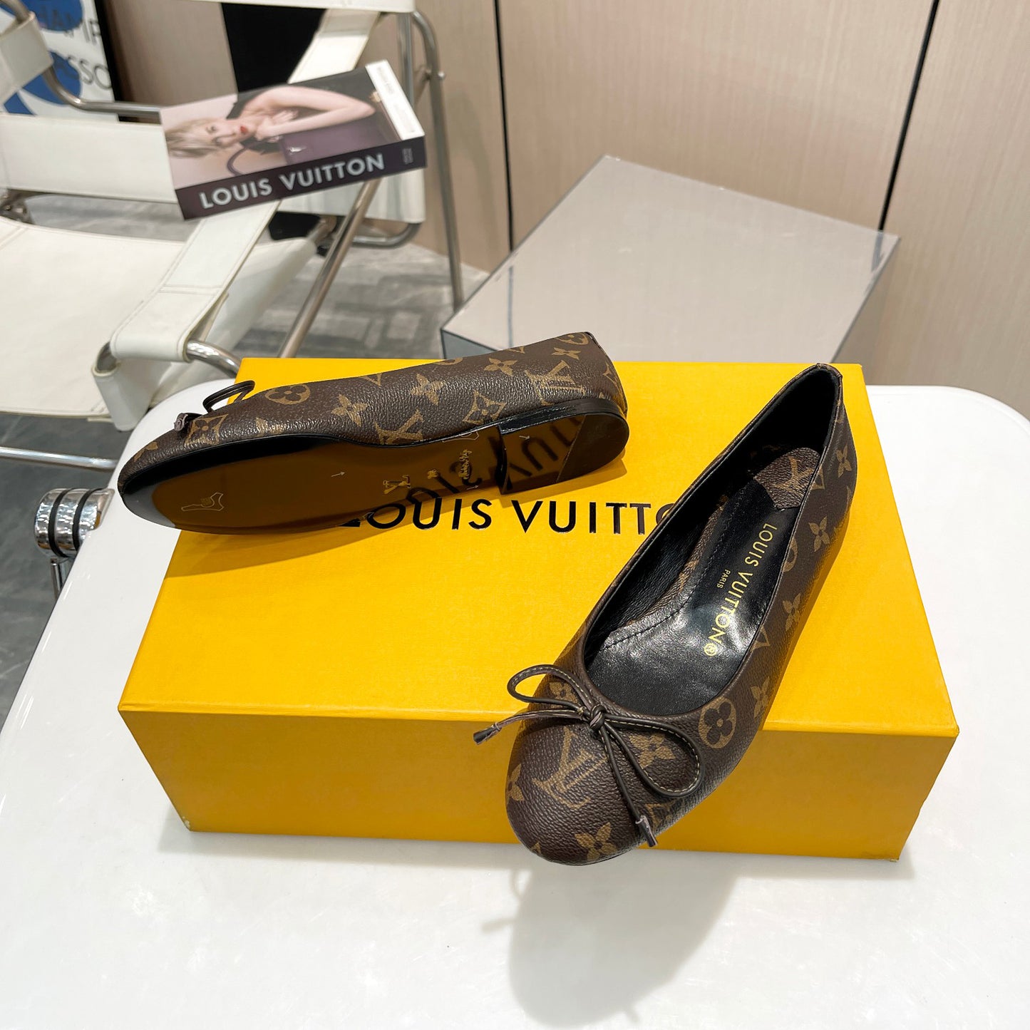 New style bow ballet flat shoes presbyopia shoes 1824040702