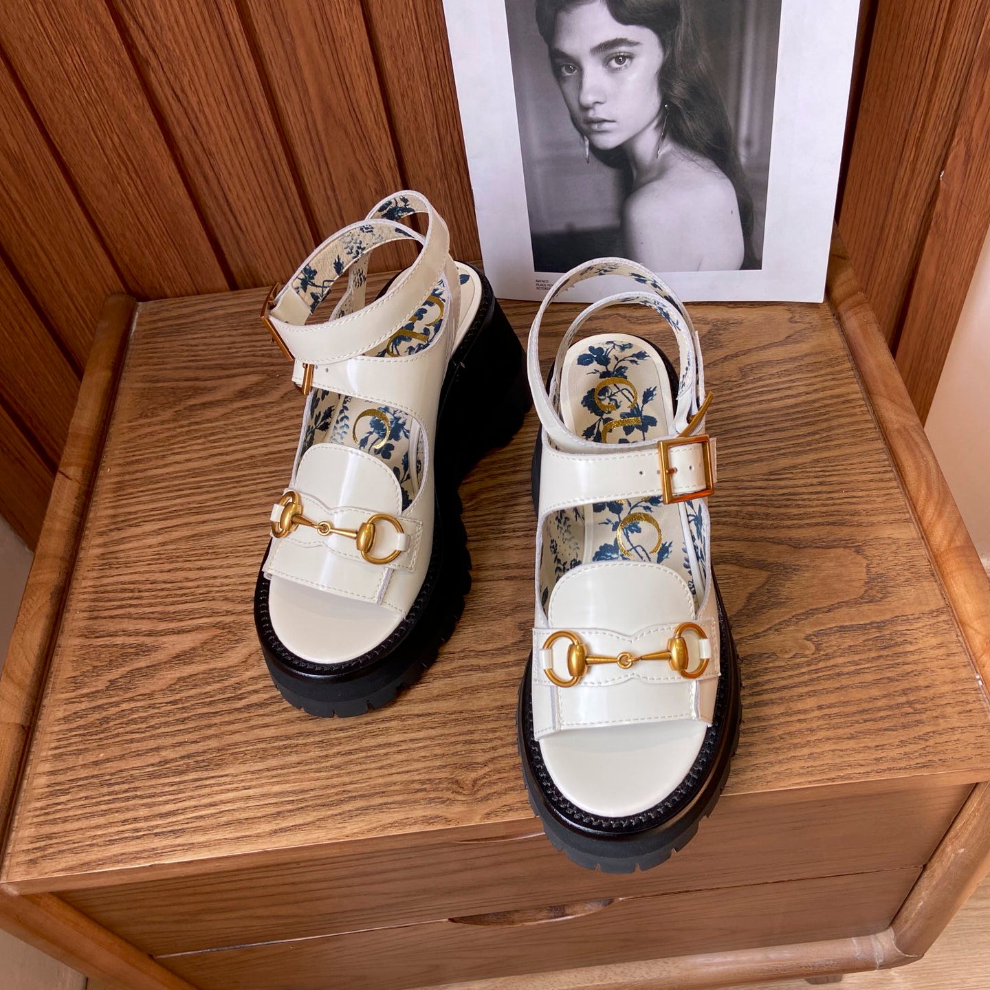 G Horsebit platform sandals 1824061308