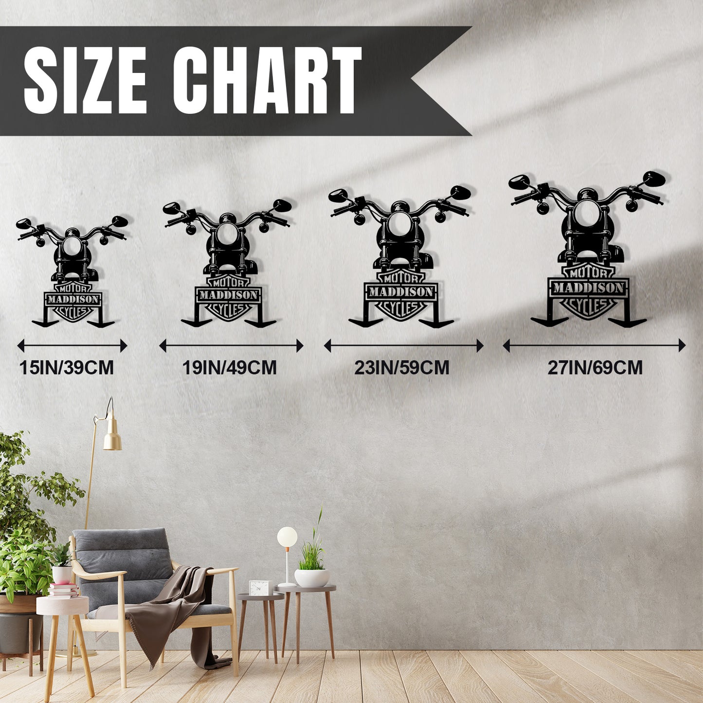Custom Name Motorcycle Helmet Hanger with Hooks, Personalized Metal Wall Mount Rack for Helmet, Coat, and Riding Accessories