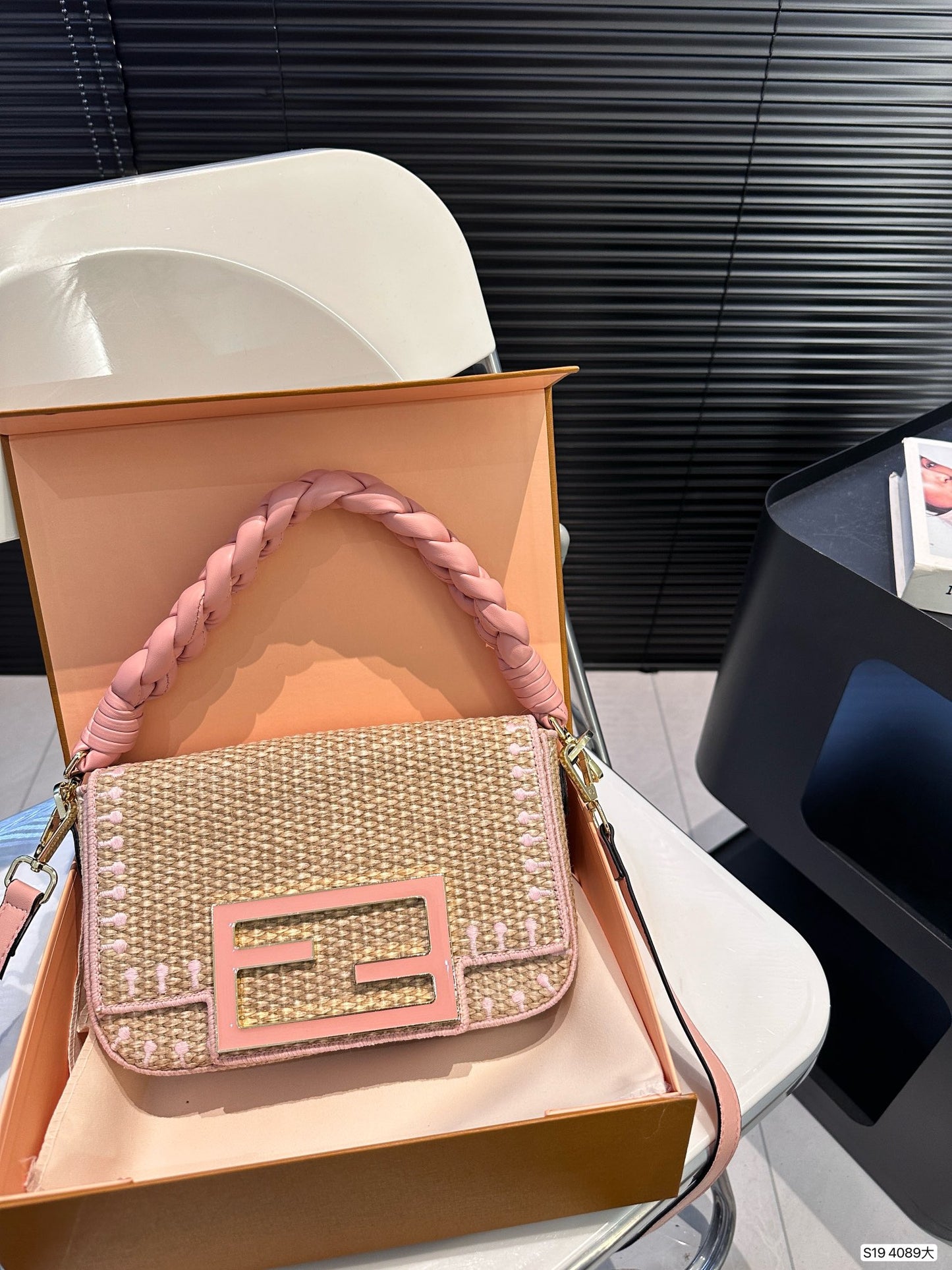 FD summer fashion woven clutch 0724041116