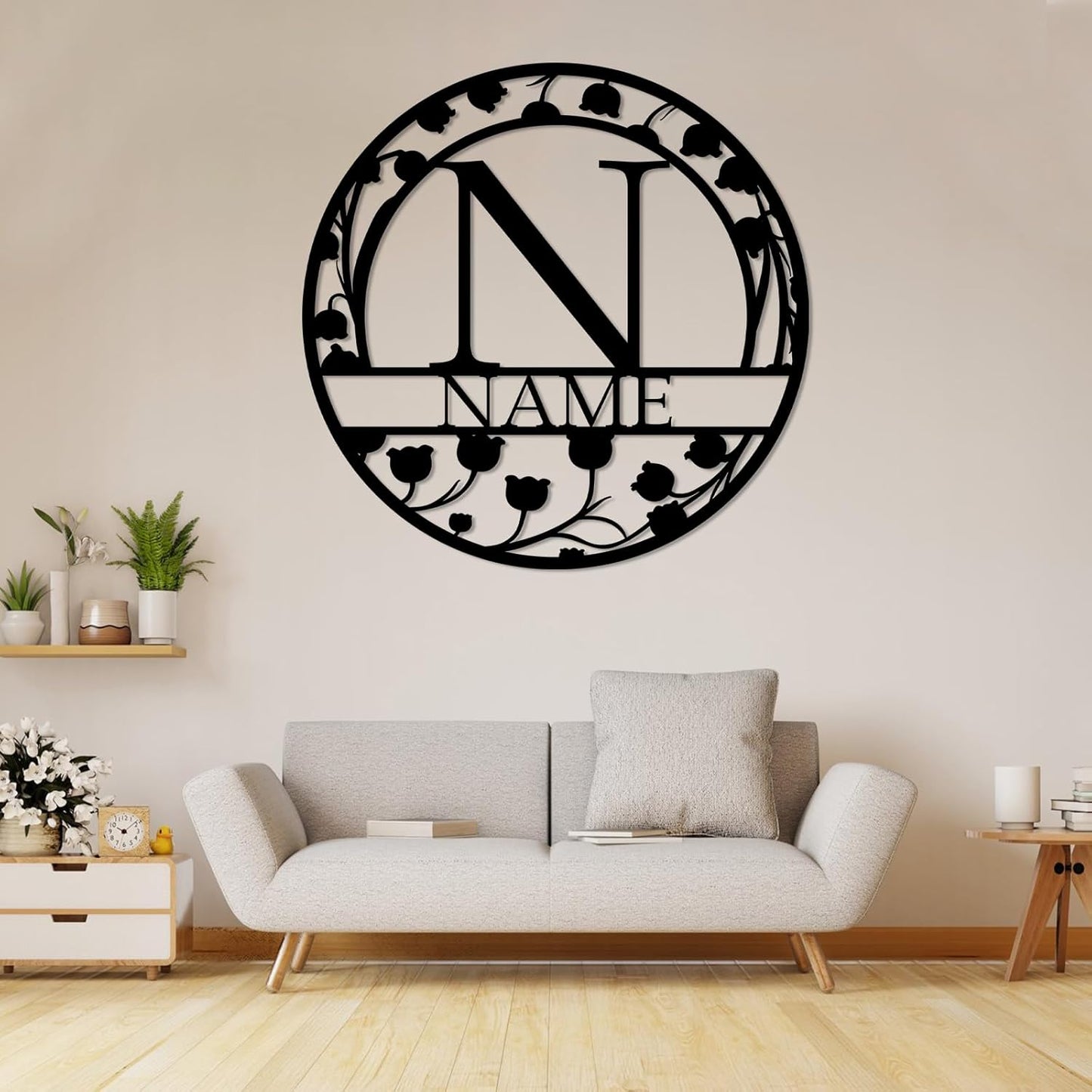 Custom Metal Bear Mountain Family Name Sign Outdoor Cabin Farmhouse Wall Decor Hunter Gift