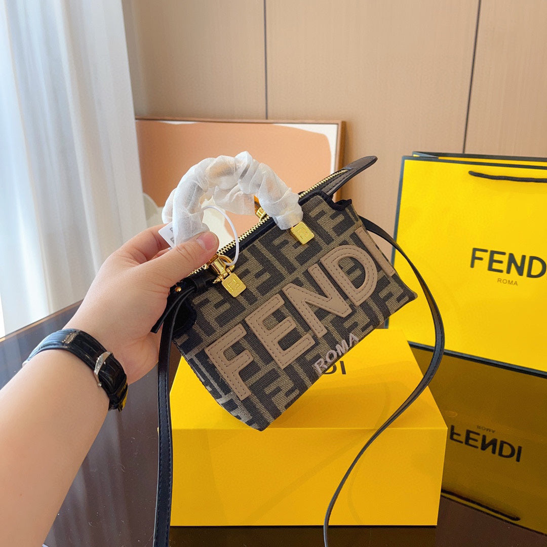 Mini portable zipper Boston bag 1824040207