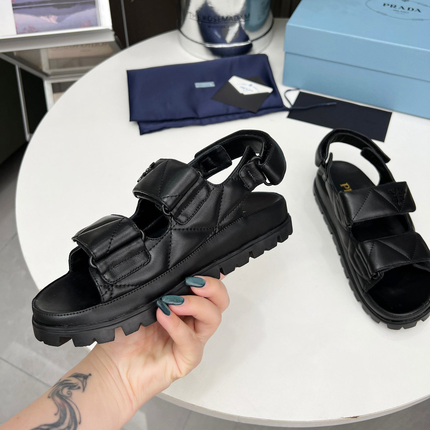 Spring And Summer New Women's Shoes Leather Soft Bottom Muffin Sandals Velcro 1024030828
