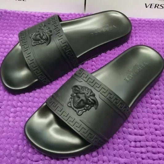 Men's And Women's Fashion One-word Non-slip Beach Slippers 1024032122