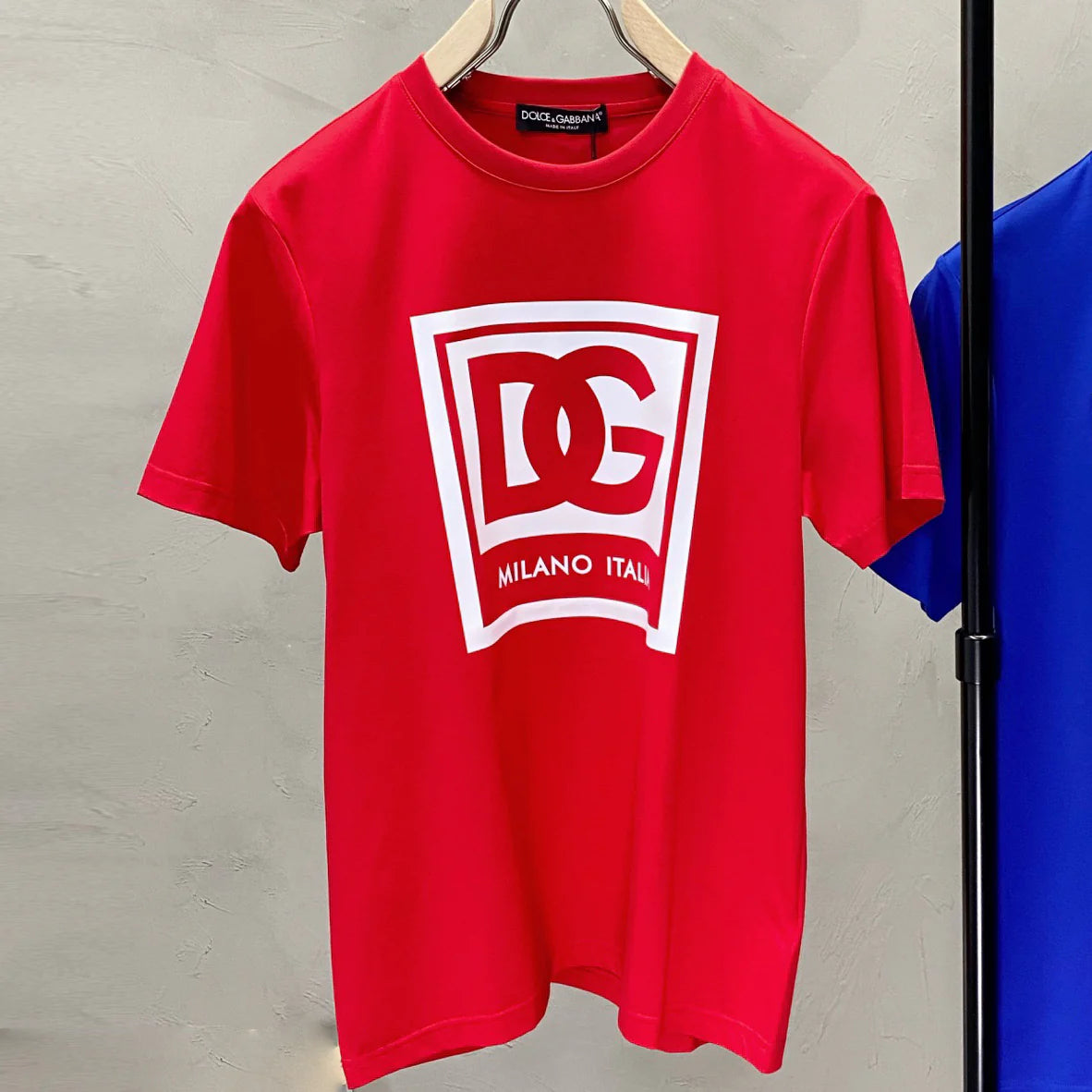 DG Printed Cotton Short Sleeve T-Shirt 3D1025042905