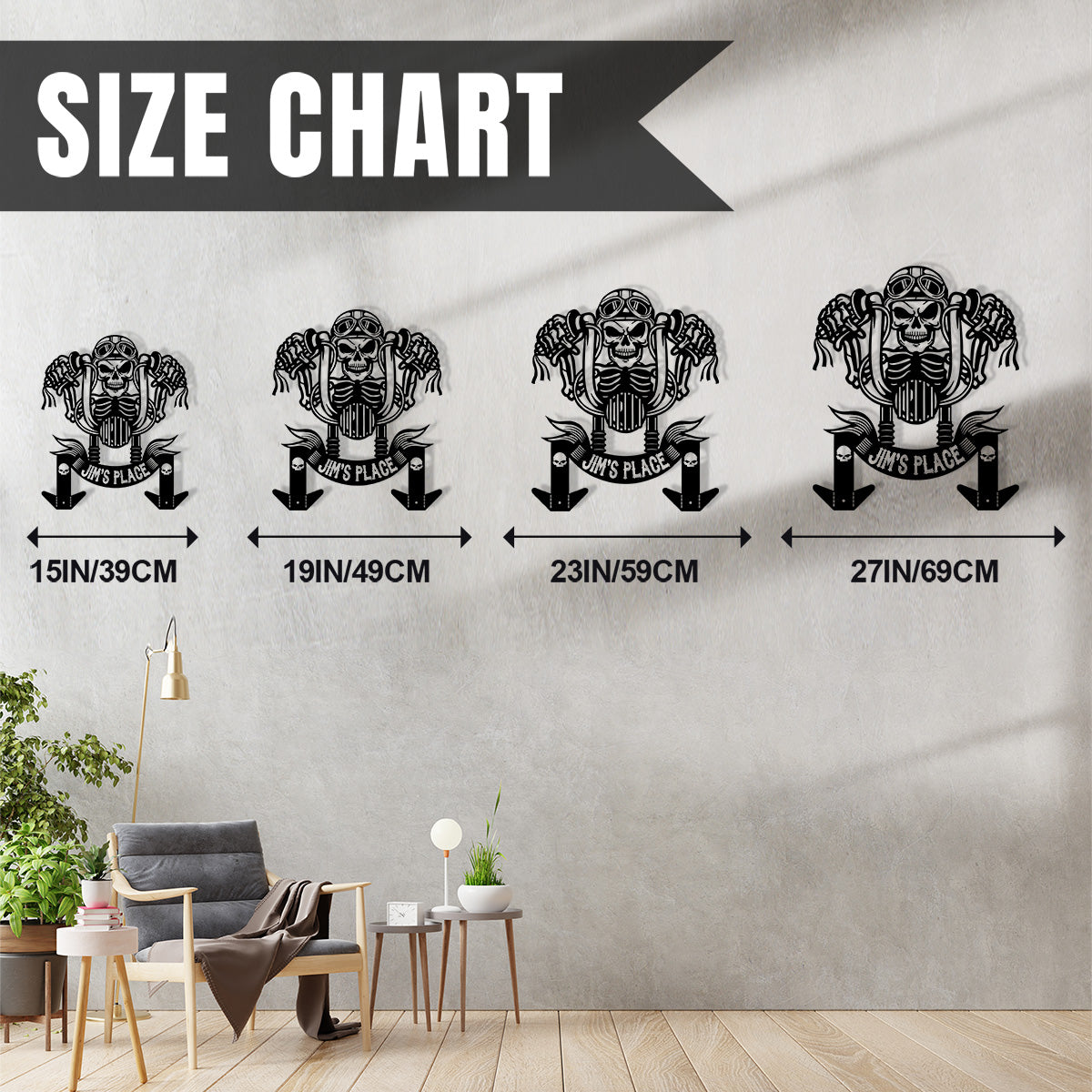 Custom Metal Motorcycle Sign Helmet Holder, outstanding, skull motorcycle jacket holder, bike helmet