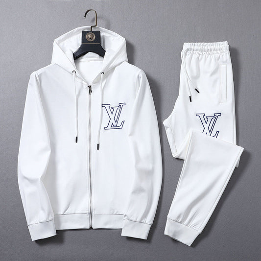 Men's printed casual sportswear two-piece set WB12061904