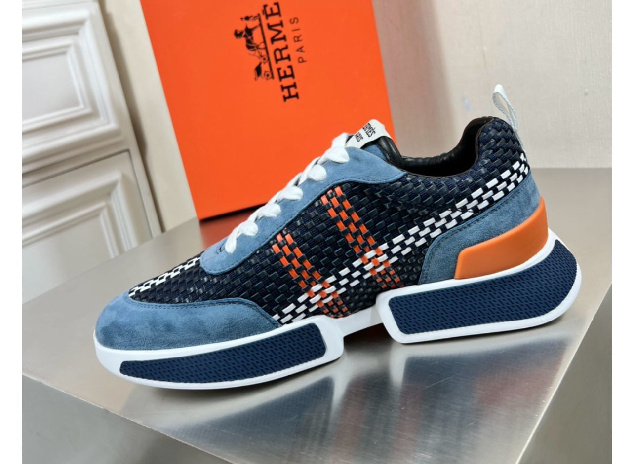 H woven leather sneakers 1824052702