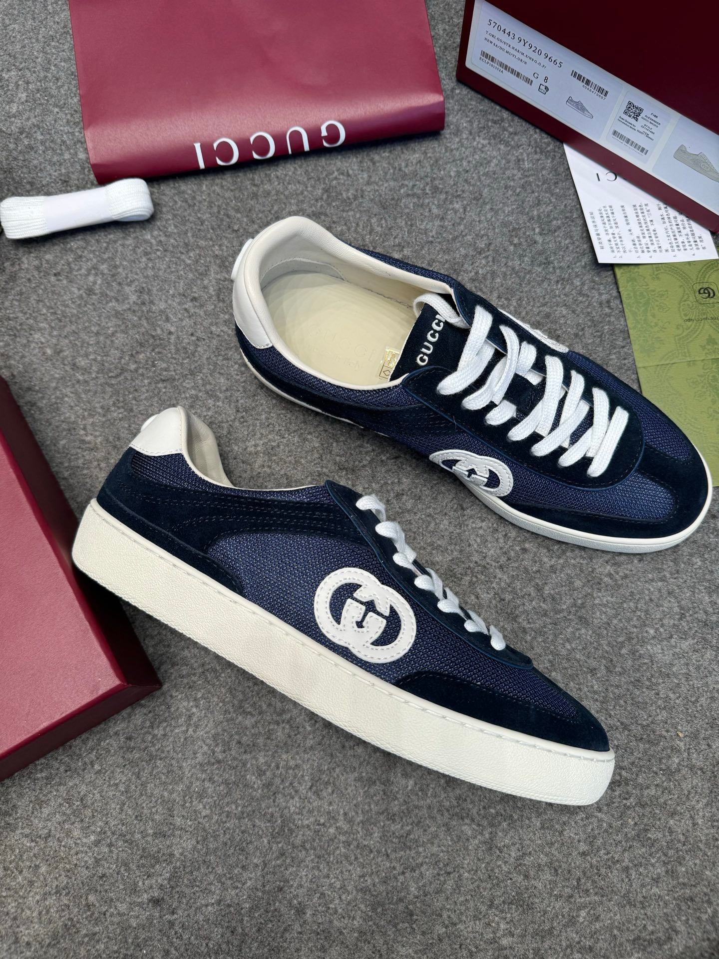 GG Interlocking G74 Dexun shoes 1825040103