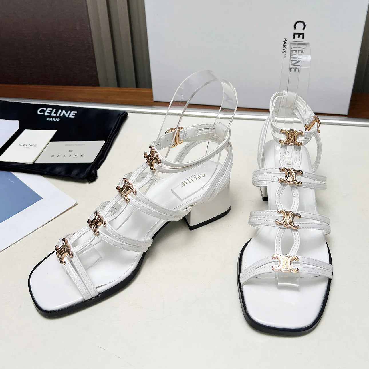 New fashion old flower thick slope heel sandals 1025051405