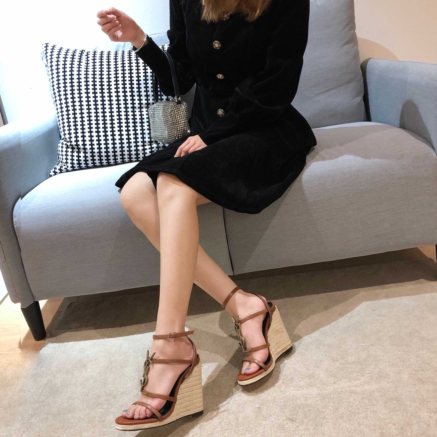 YS Wedge sandals 1825031101
