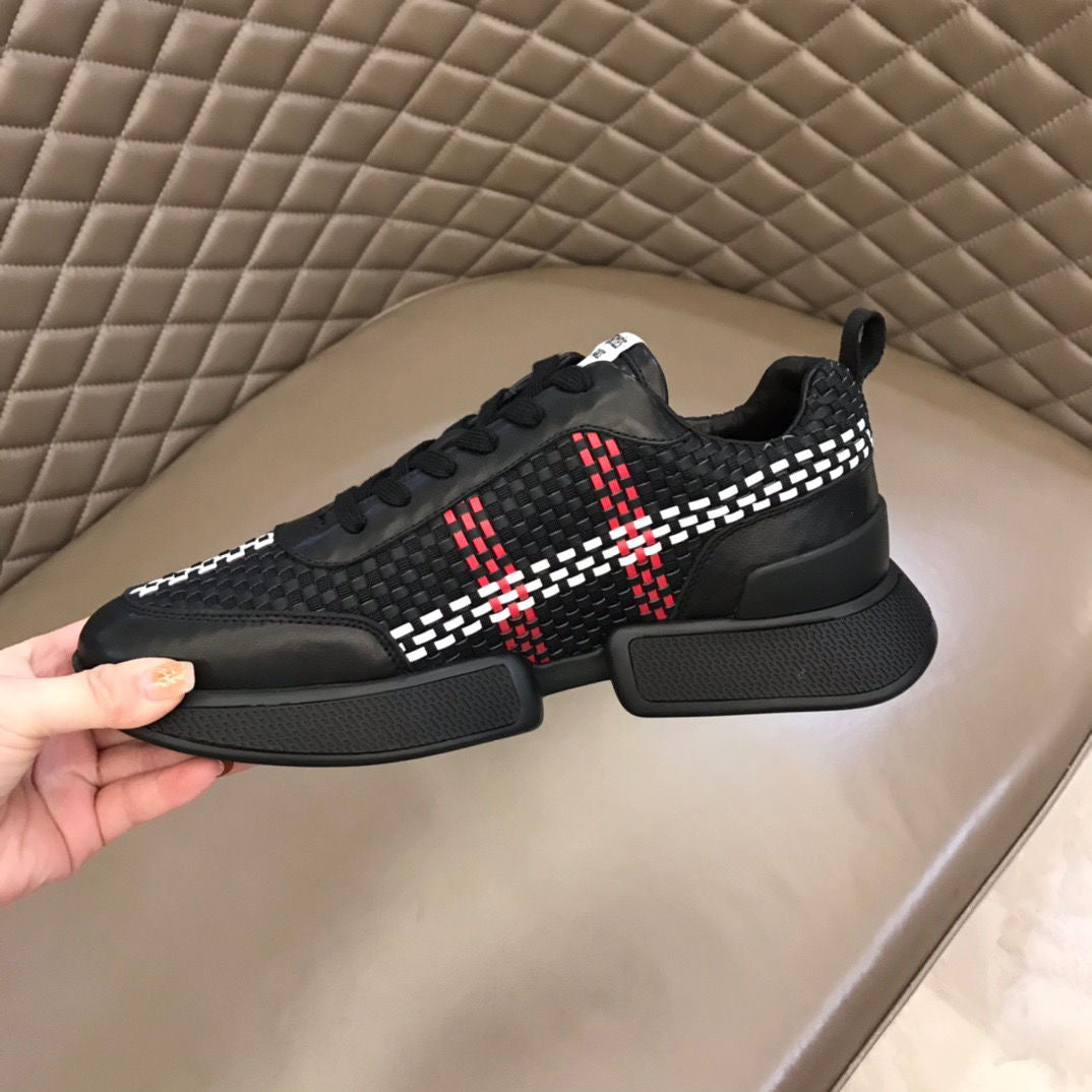 H woven leather sneakers 1824052702