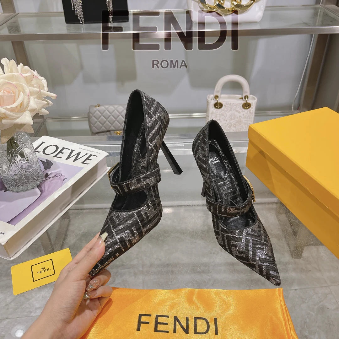 Fashion new versatile high-heeled shoes 1024040919