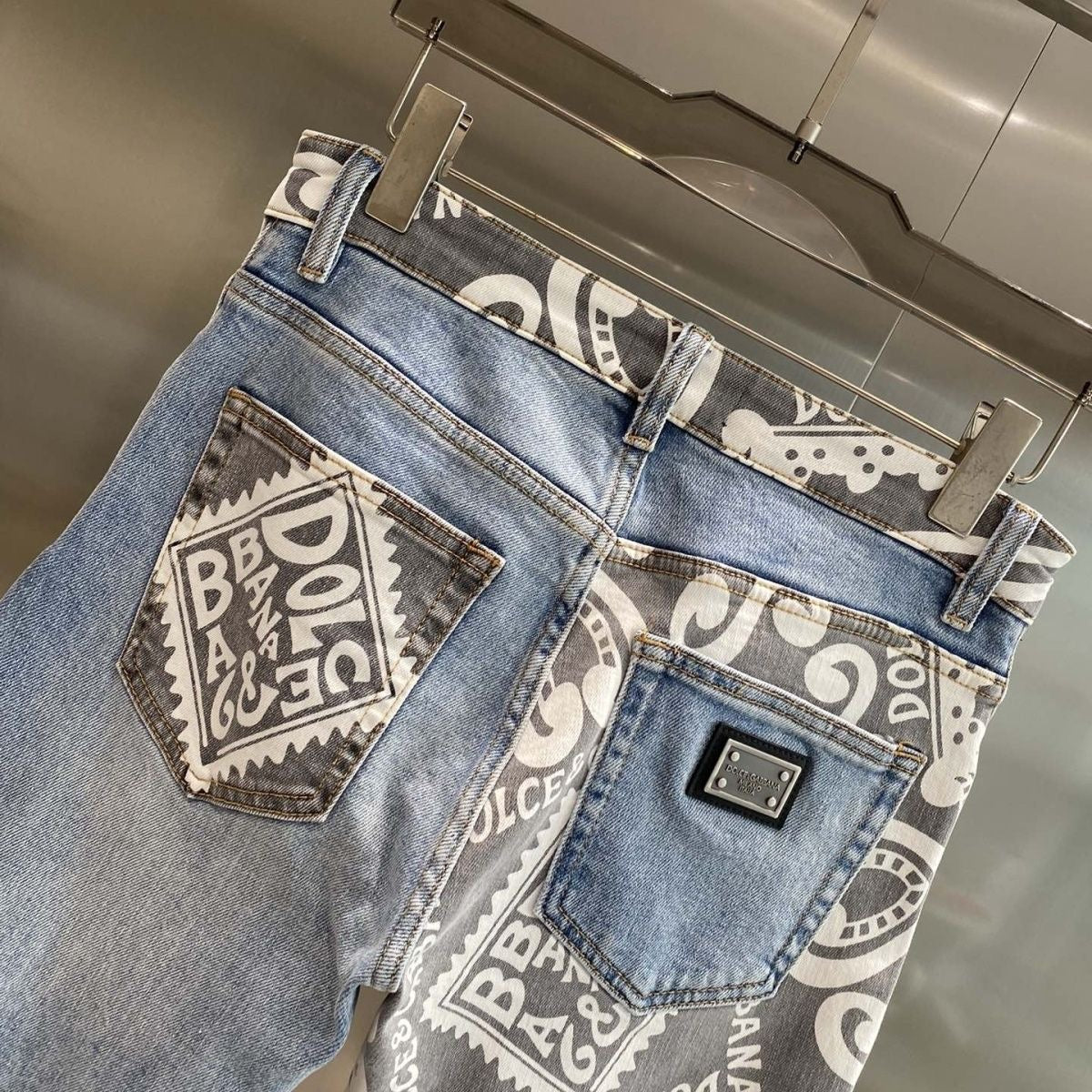 D&G HNA series exclusive pattern printed jeans 1824110701