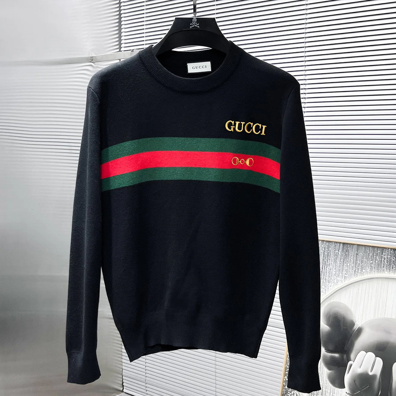New wool blend round neck long sleeve jumper 1024122010