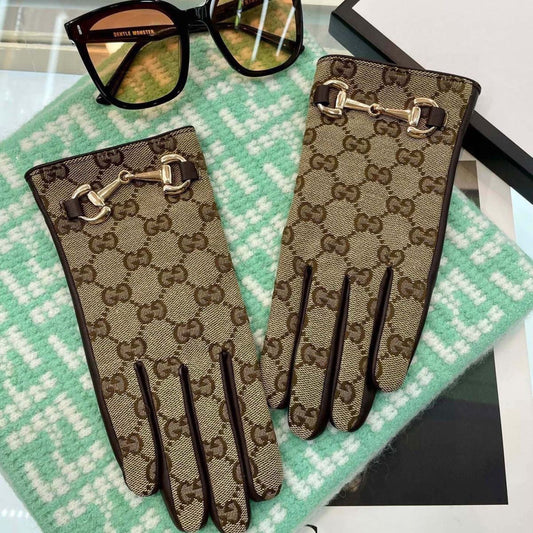 Fashion genuine leather warm gloves PD1023111711
