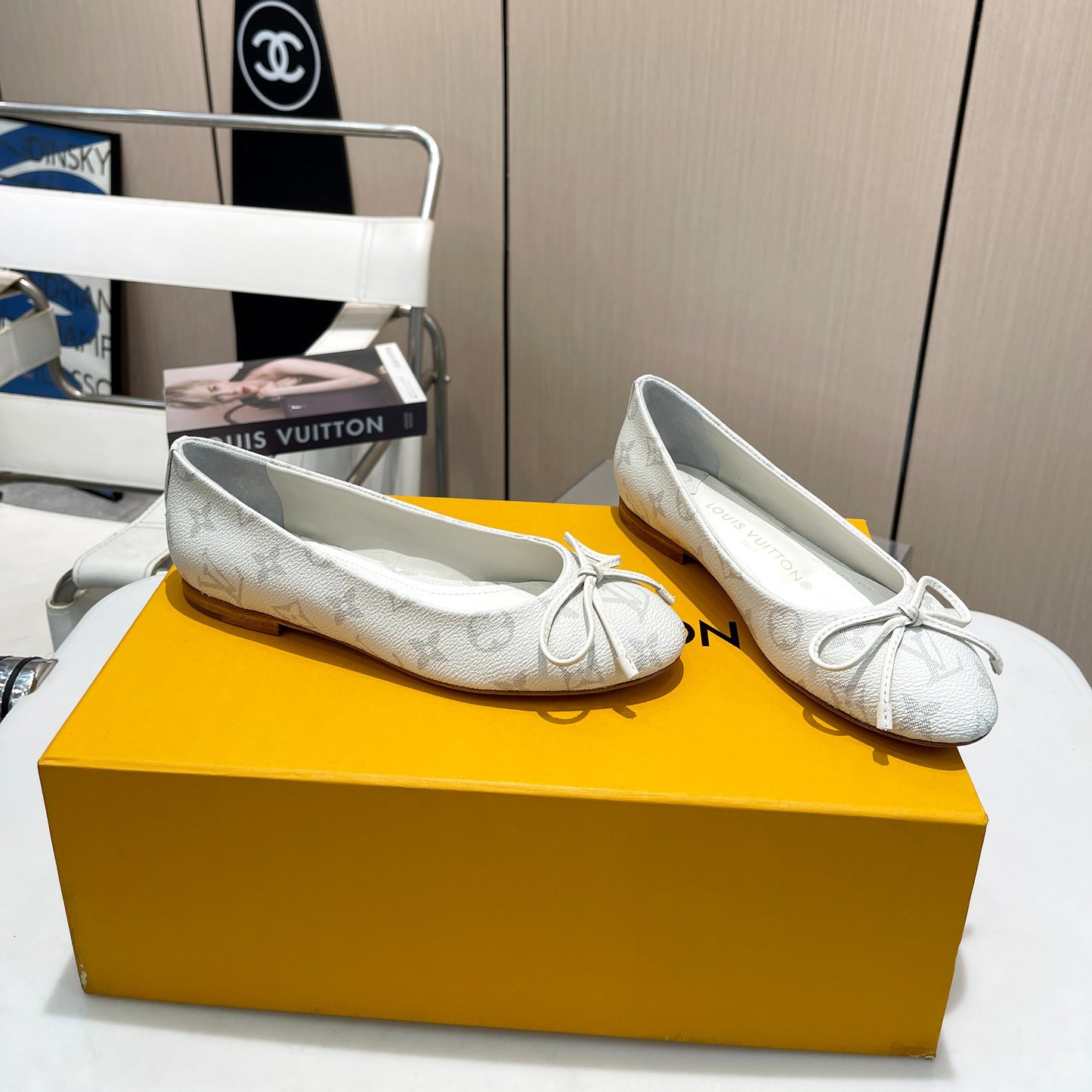 New style bow ballet flat shoes presbyopia shoes 1824040702