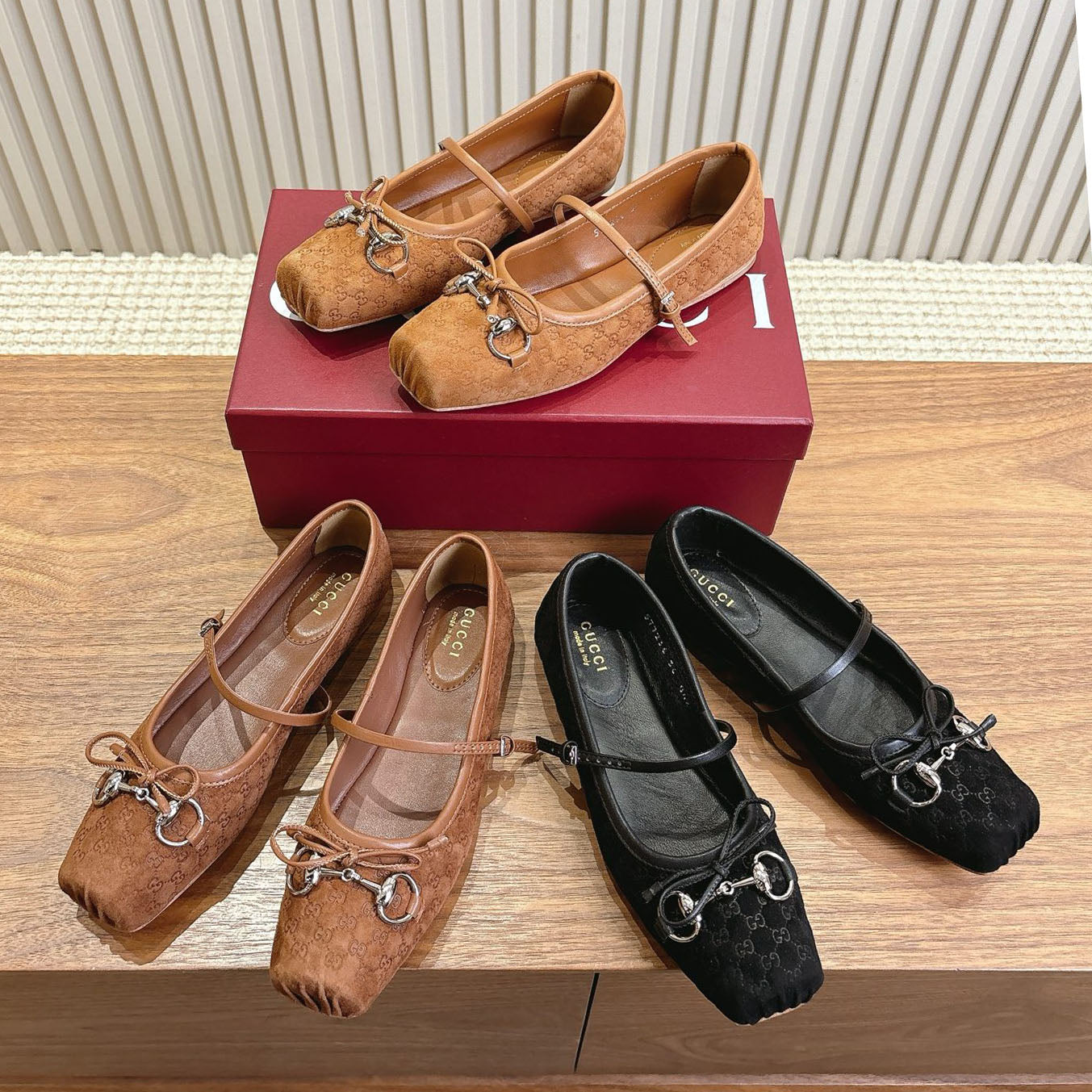 GG Horsebit ballet flat 1825032001