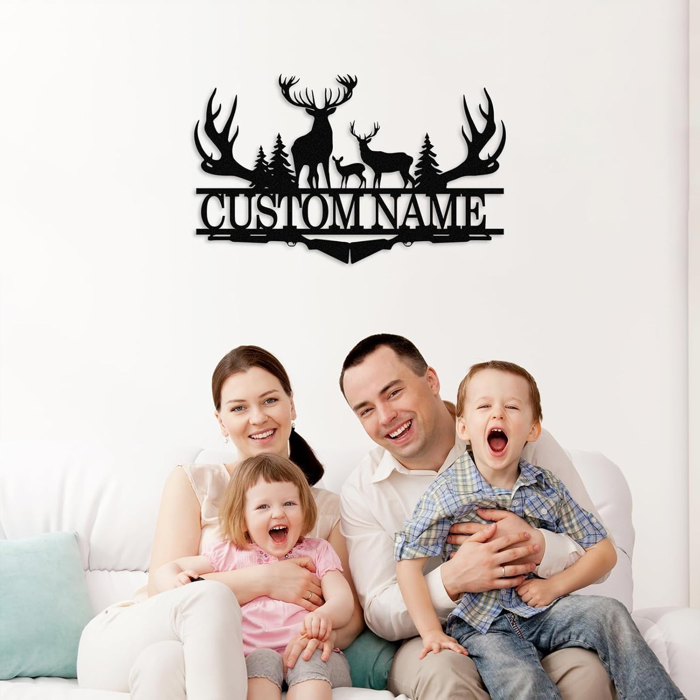 Custom Deer Iron Sign - Rustic Metal Wall Decor for Nature Lovers