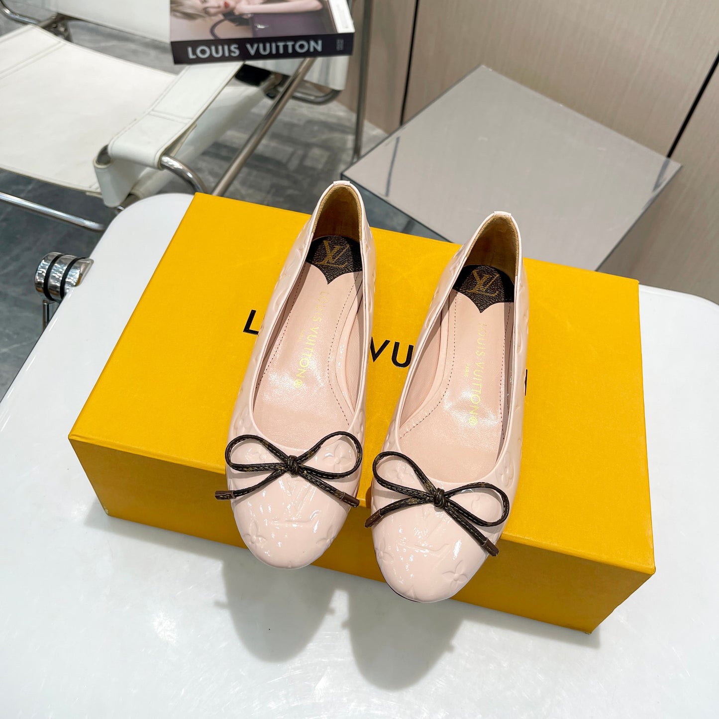 New style bow ballet flat shoes presbyopia shoes 1824040702