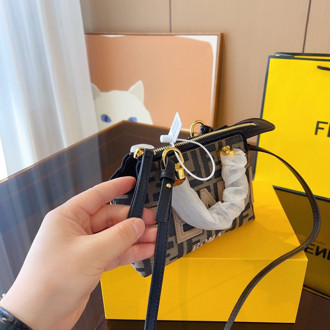 Mini portable zipper Boston bag 1824040207