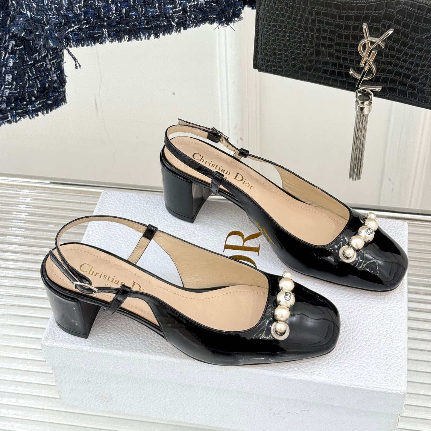 CD Pearl Slingback Pump 1825032402