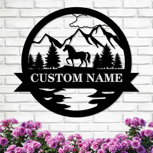 Personalized Farm Sign, Custom Metal Sign, Cow Farmhouse Sign, Outdoor Ranch Sign, Cattle Metal Wall Art, Last Name Sign, Family Sign Garden Decor, Patio Hanging Sign, Farmer Gifts Barn Decor