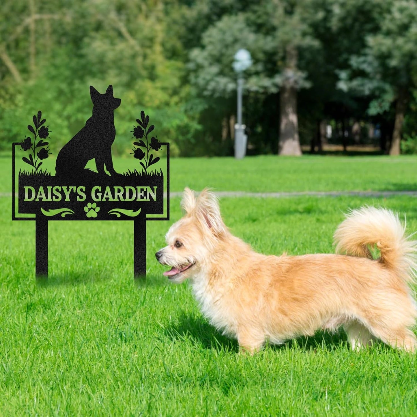 Custom Iron Pet Memorial Plaque - Forever Remembrance for Your Furry Friends