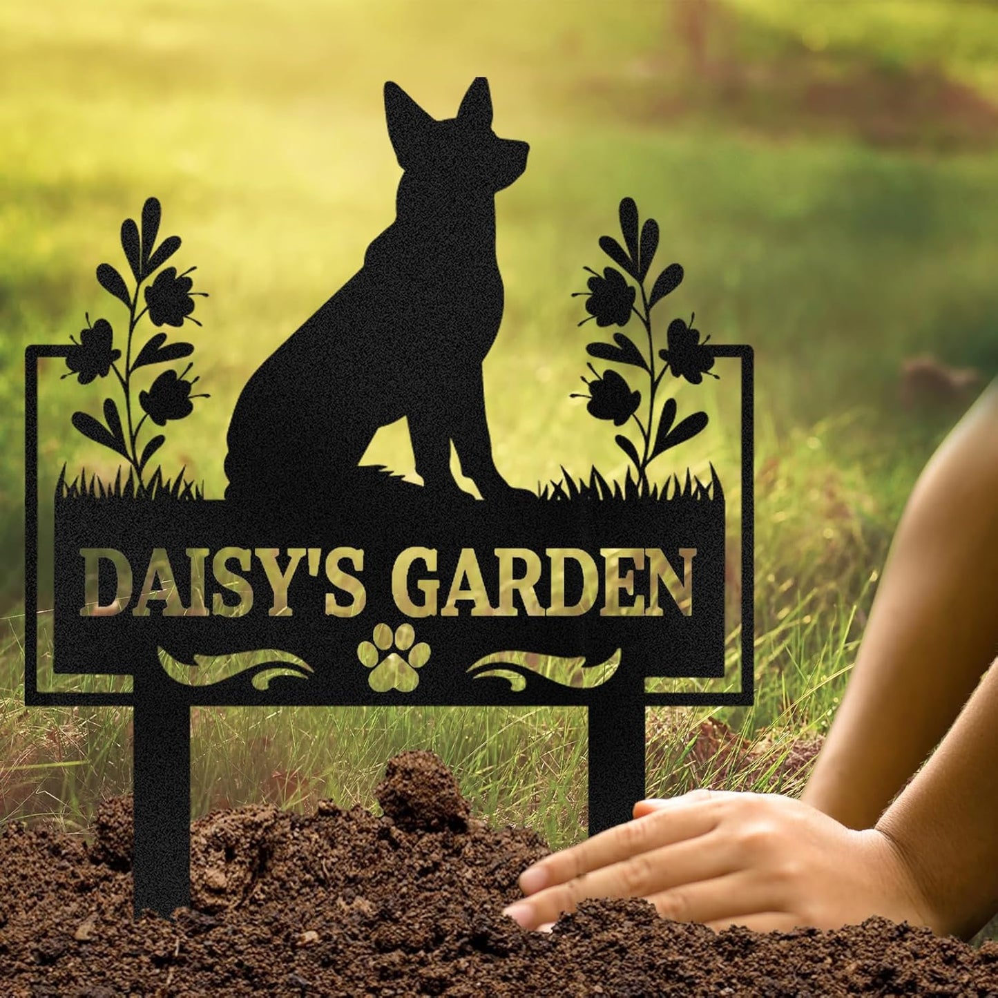 Custom Iron Pet Memorial Plaque - Forever Remembrance for Your Furry Friends