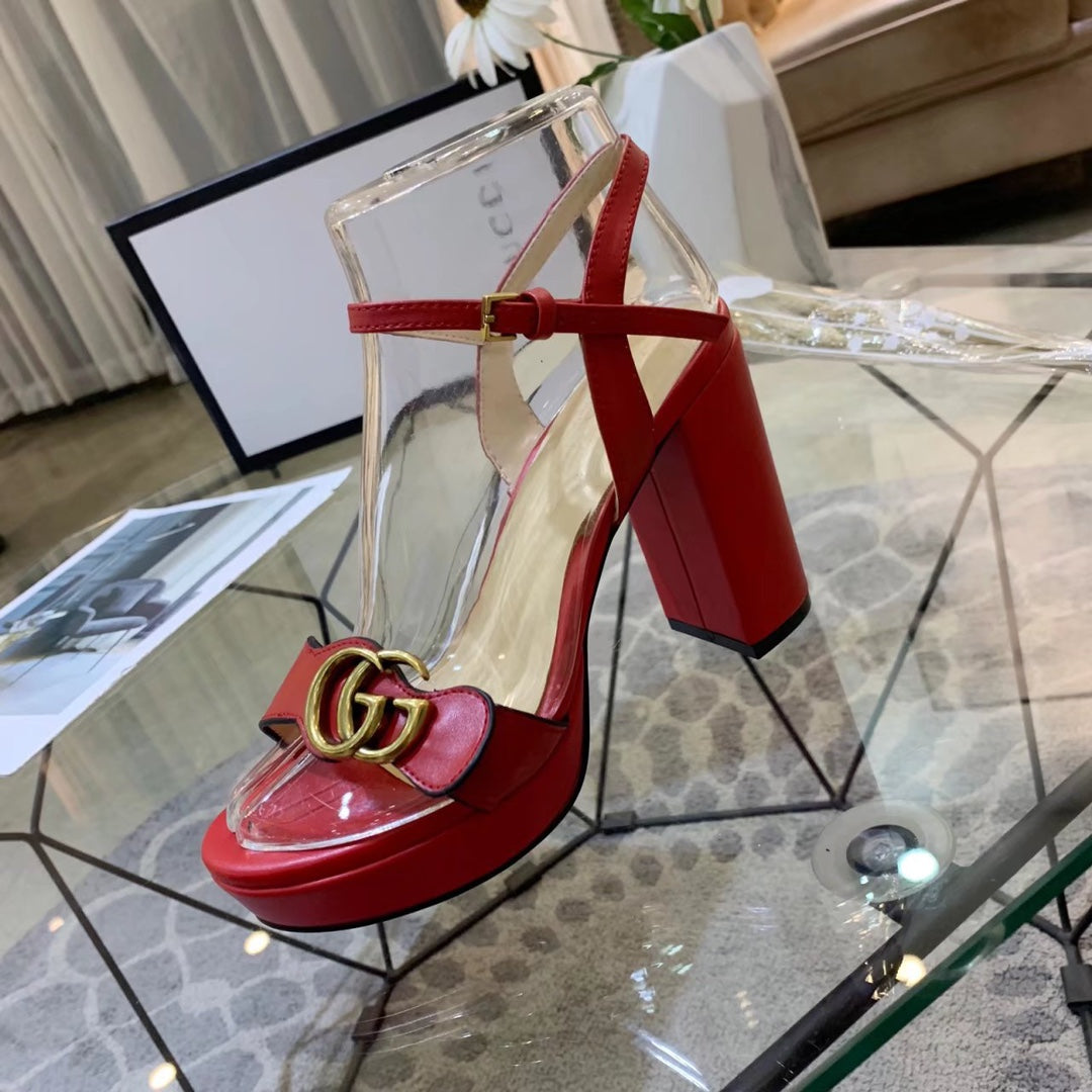 Versatile G buckle high-heeled sandals 1824061301