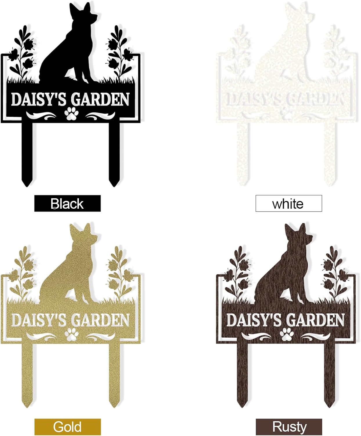 Custom Iron Pet Memorial Plaque - Forever Remembrance for Your Furry Friends
