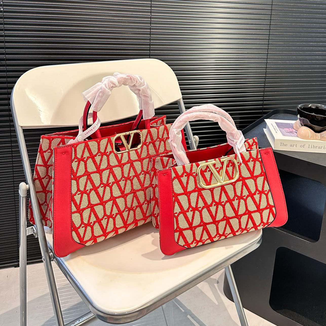 VT SS23 printed tote bag 1824081602