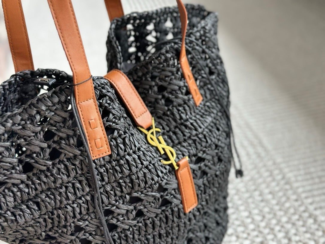 YSL straw handbag 0724041105