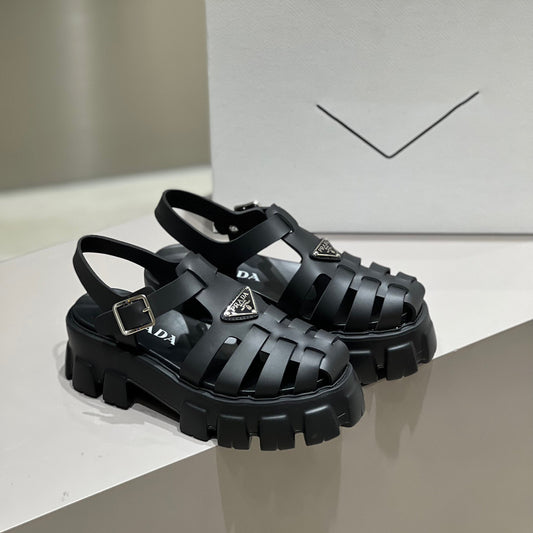 P luxury leather sandals XC0723081601