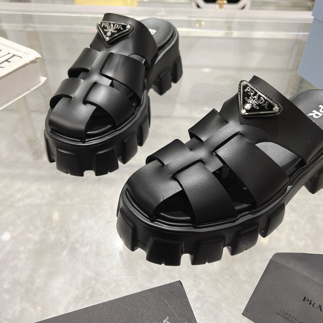 PR ss sawtooth ultra light thick-soled mules 1825051902