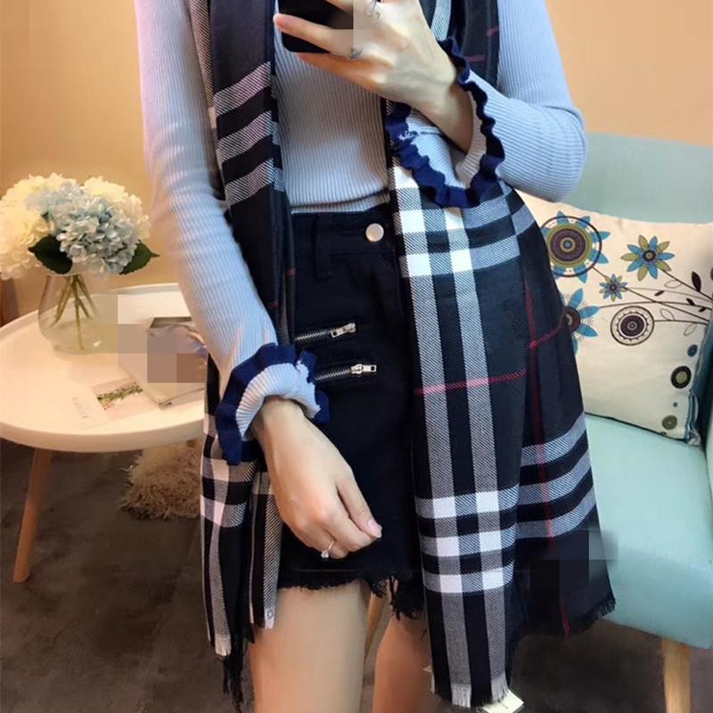 New Warm Shawl Jacquard Scarf Cotton Scarf 1023121502