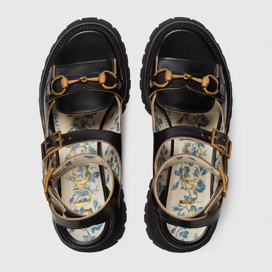 G Horsebit platform sandals 1824061308