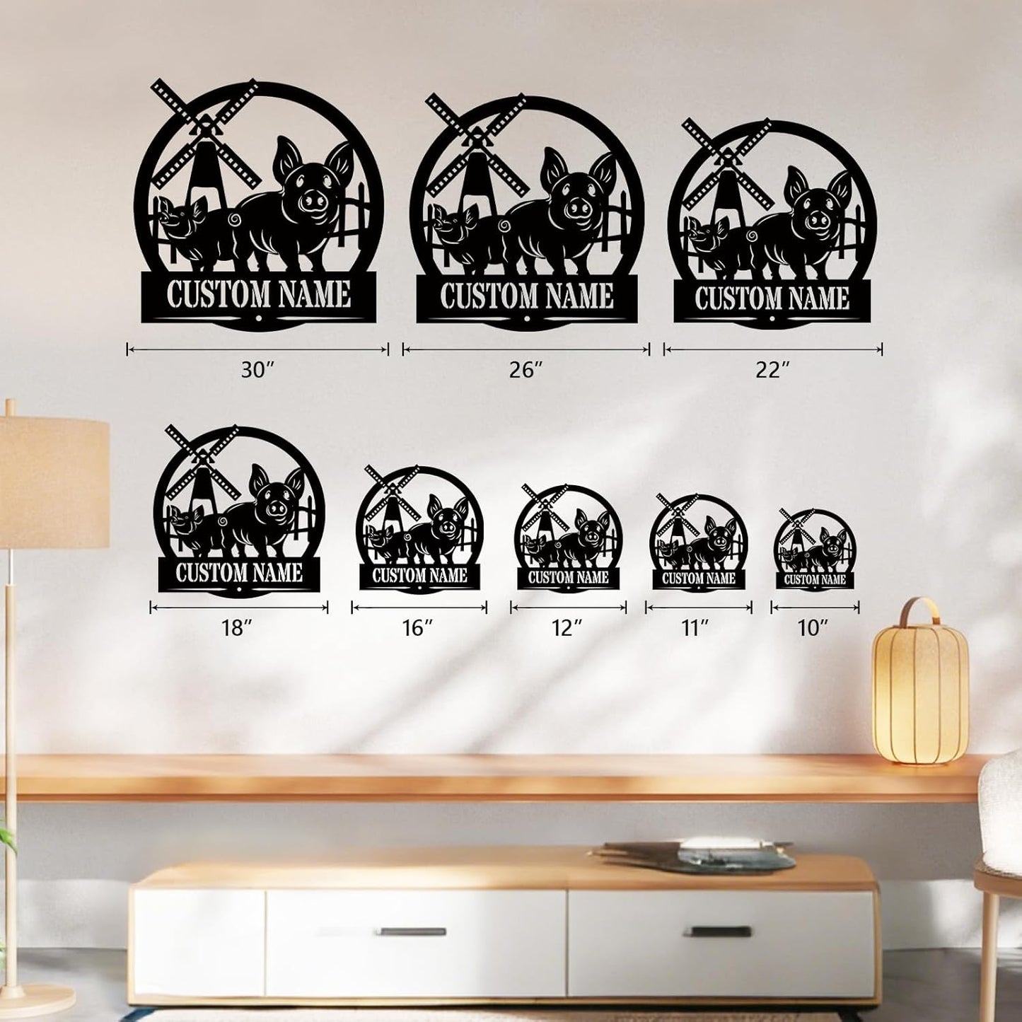 Custom Antler Metal Cabin Sign Personalized Last Name Sign Outdoor Hunter Decor Gift
