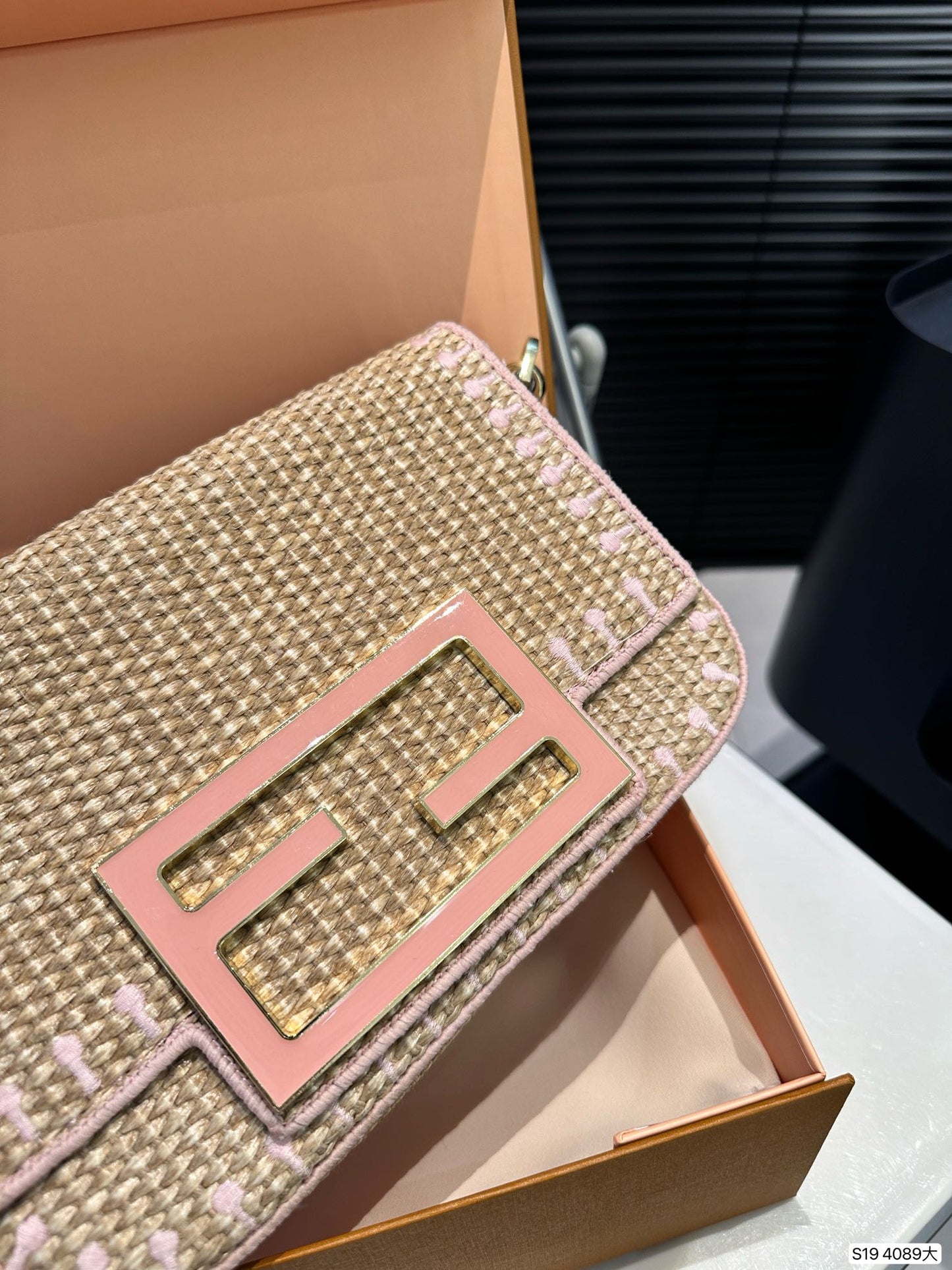 FD summer fashion woven clutch 0724041116