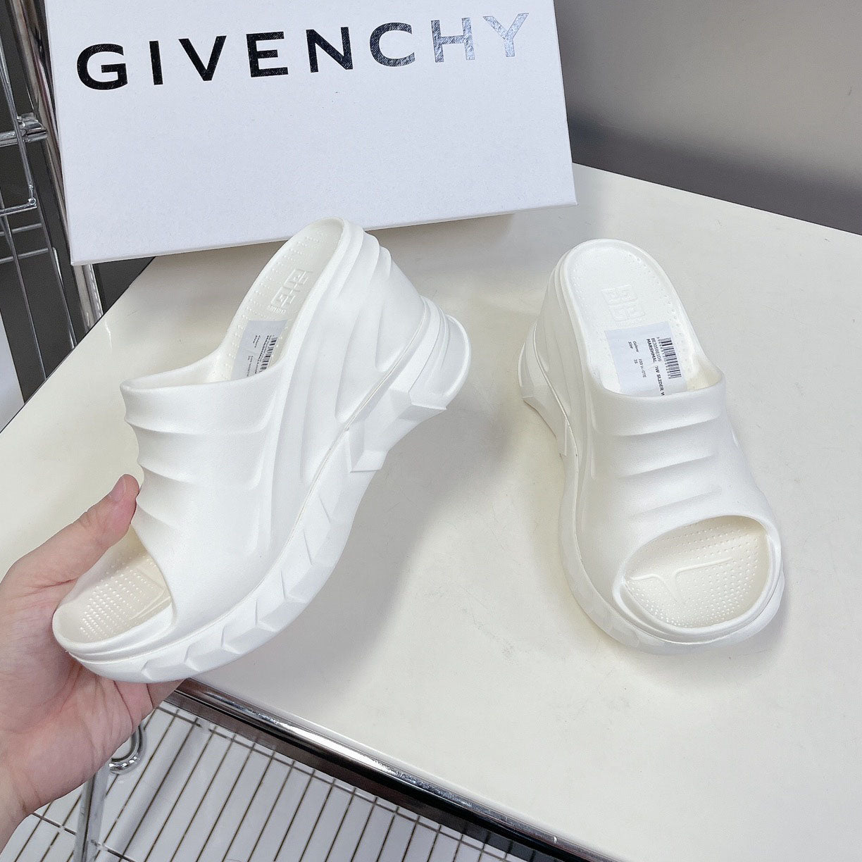 GIV Marshmallow wedge sandals in rubber 1824101004